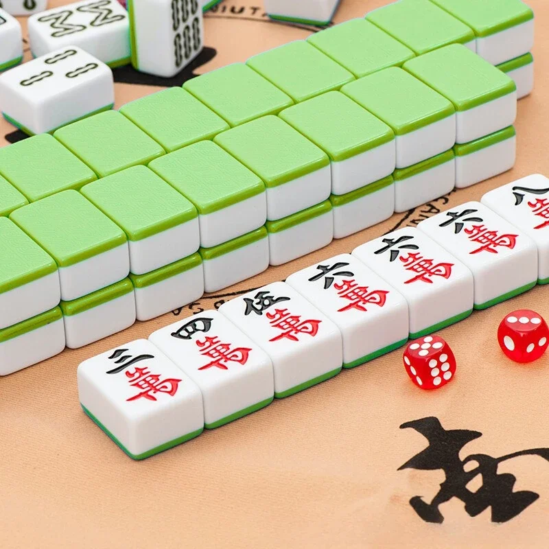 24Mm Mini Mahjong 26mm Small Mahjong Portable Small Dormitory Home Travel Hand Rub Mini Edition Medium