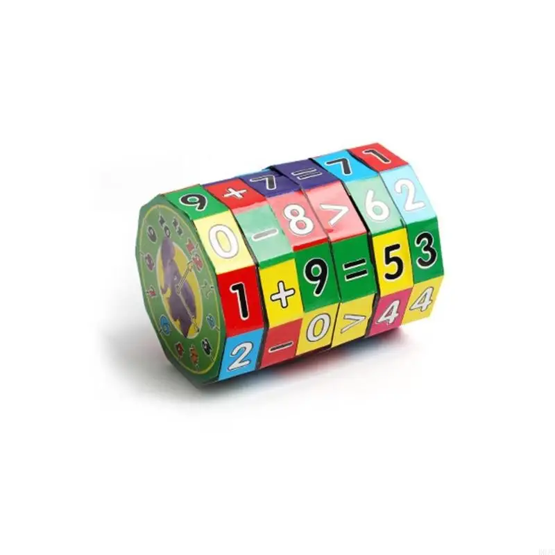 

D0JC Sensory Math Learning Column Puzzle Game Child Developmental Activity Toy