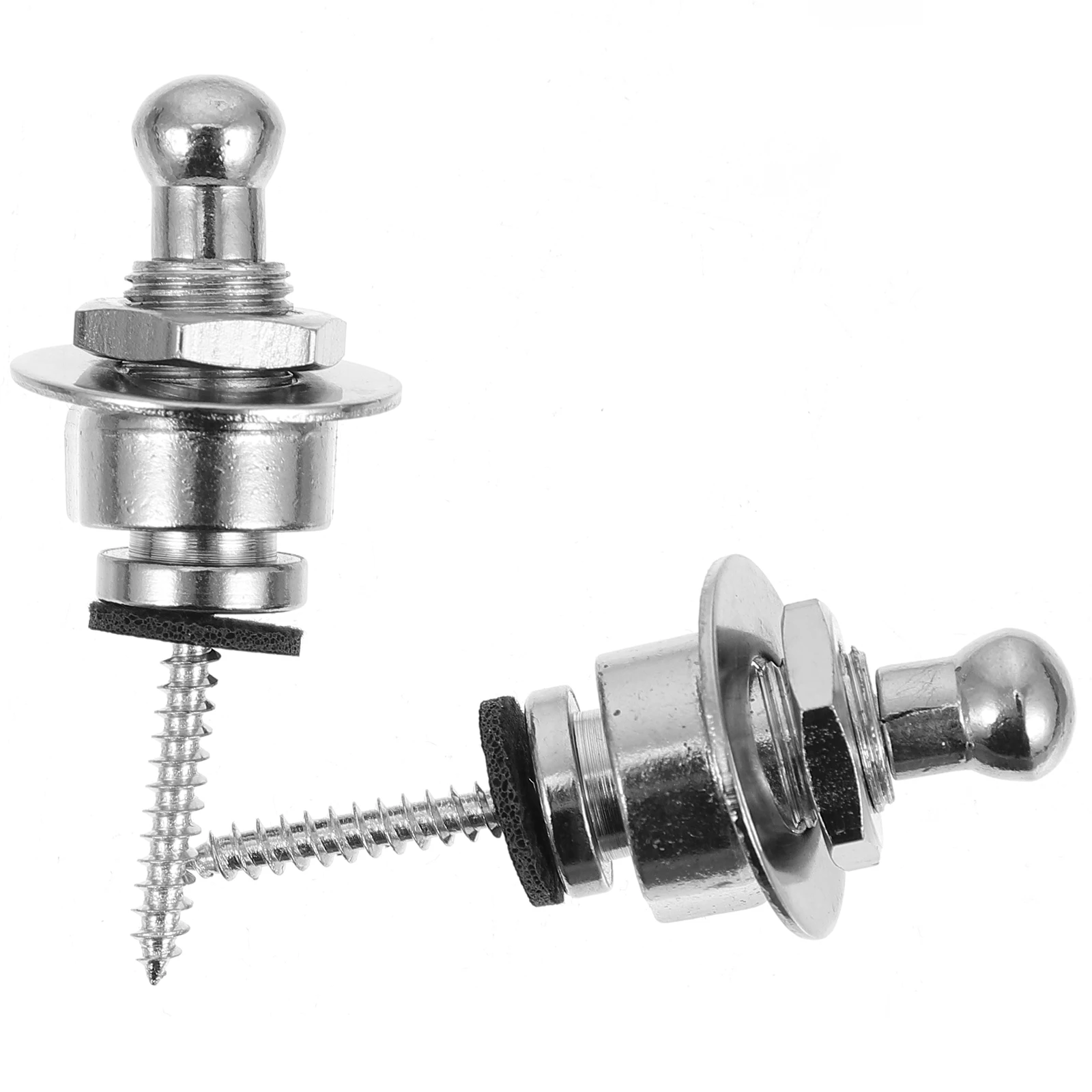 

2 Pcs Anti-slip Guitar Tail Nails Reasonably Priced Strap Locks for Button Attachment Instrument Plating Alloy