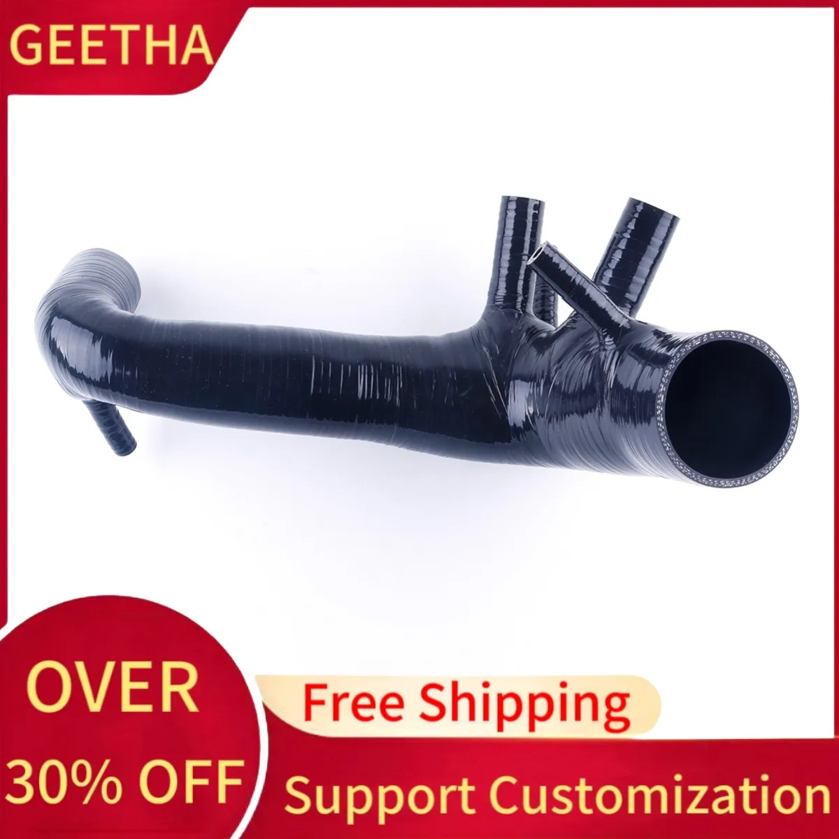 For VW Polo MK4 1.8T GTI 9N Seat Ibiza FR Cupra R 3-ply Silicone Intake Hose Kit Pipe