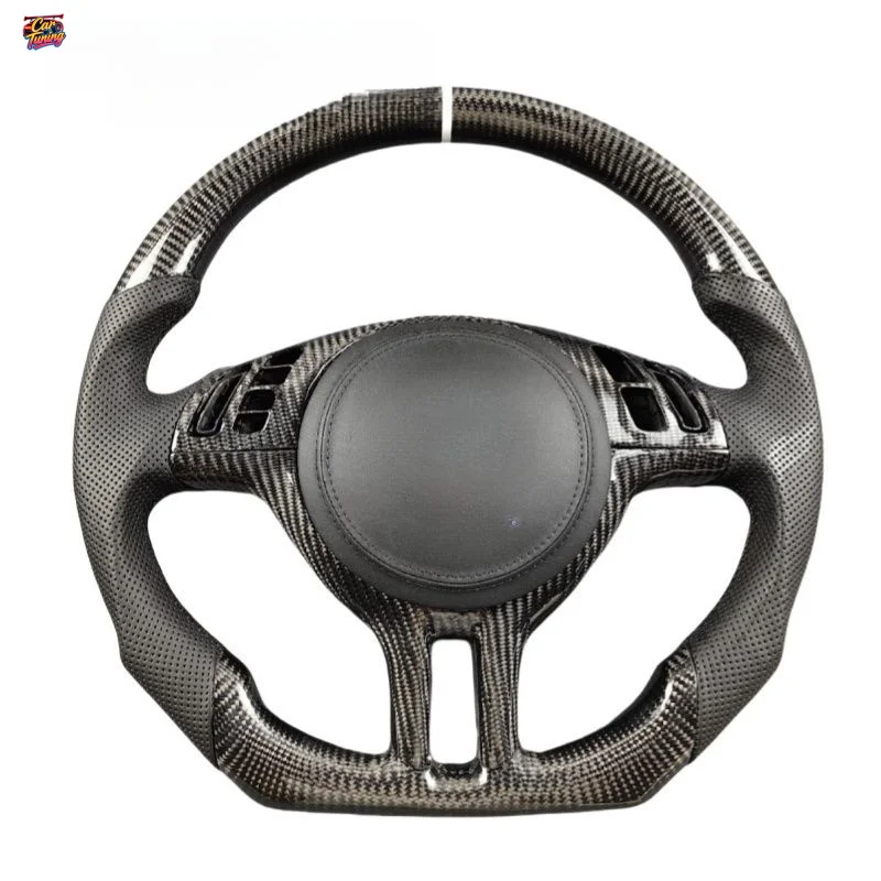 For BMW M3 E46 E39 E53 330 325 Automotive Interior Accessories Customized Leather Carbon Fiber Steering Wheel