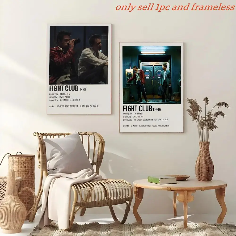Movie F-Fight Club Poster Poster Painting And Print Wall Art Picture For Home Room Decor Gifts