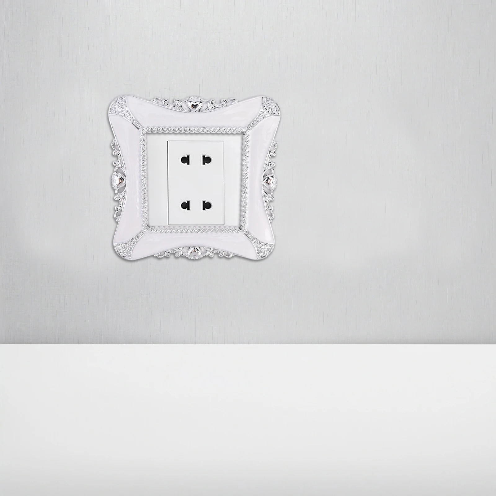 Switch Cover Switch Sticker Resin Light Switch Surround Socket Finger Plate Socket Sticker Double Switch Cover