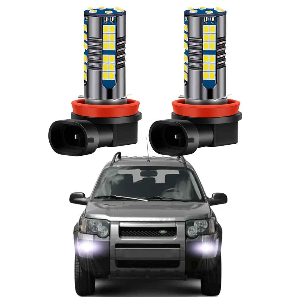 

-2Pcs Canbus LED Fog Lamp Bulbs For Land Rover Freelander L314 1998 -2006 Accessories LED Front Fog Light