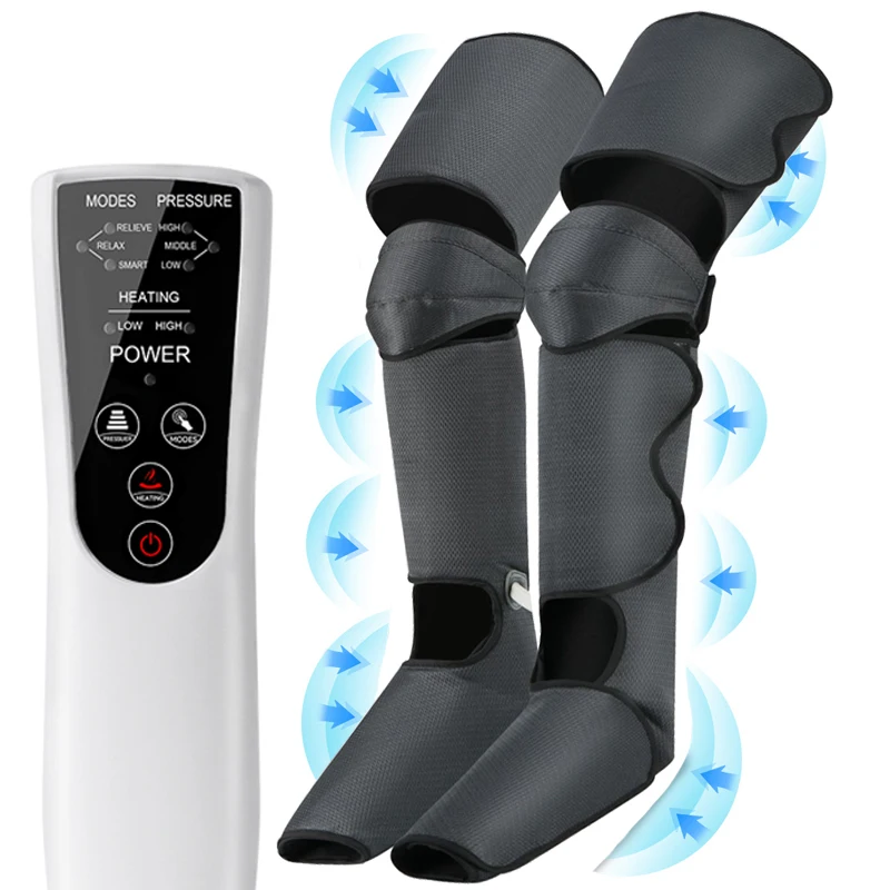 

Pressotherapy Air Compression Body Massagers Heated Calf Massager Foot Massage Machine Relaxation Treatment Legs Massage Device