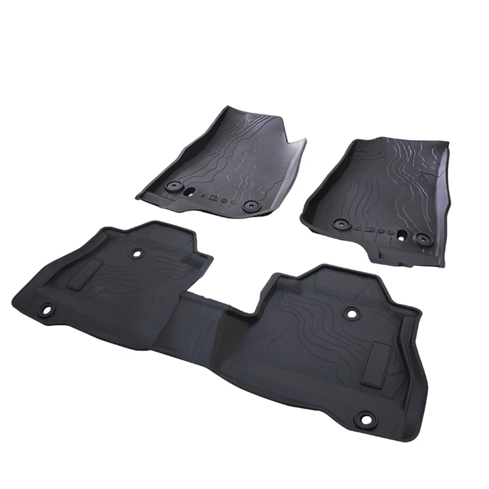 

3pcs/set Lantsun JT1017 TPE floor mats for jeep for wrangler gladiator JT 2020+