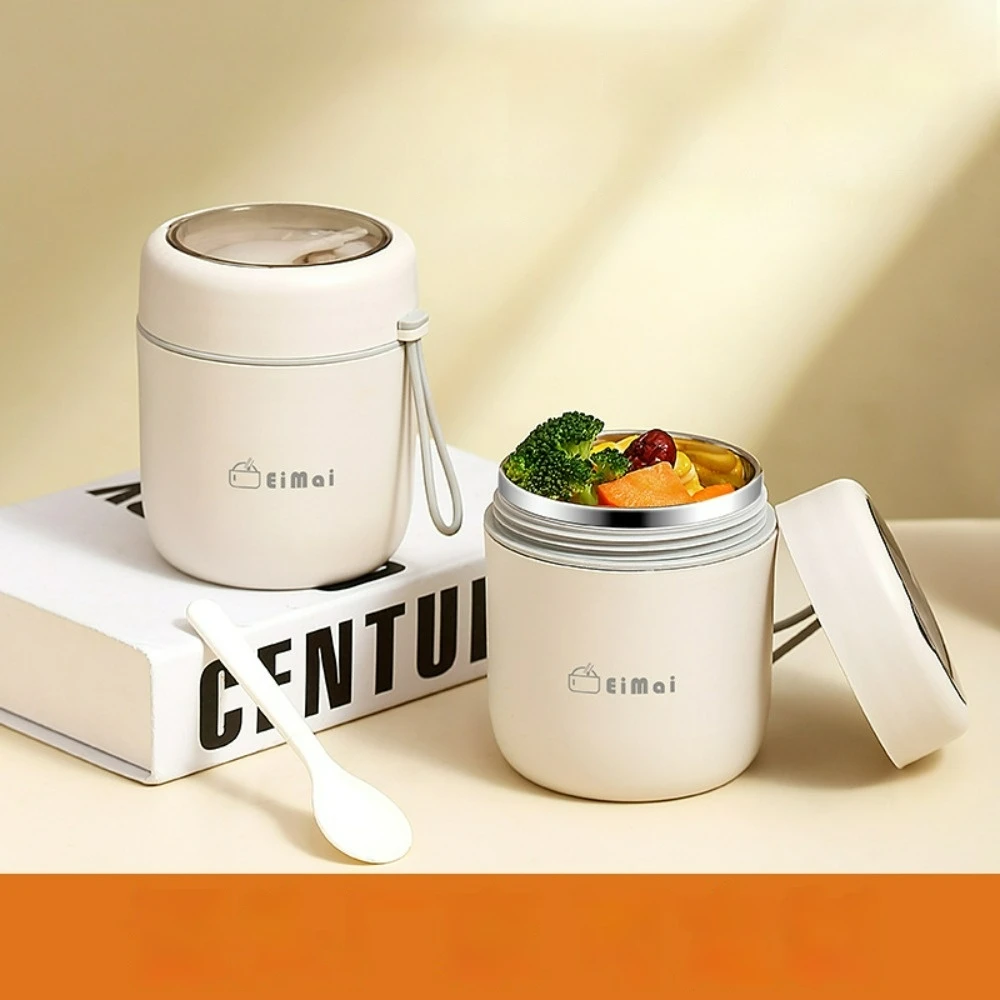 Food Thermos Insulated Bottle Thermos Soup Mug Convenient Breakfast Container Stainless Steel Soup Mug Insulated Lunch Box