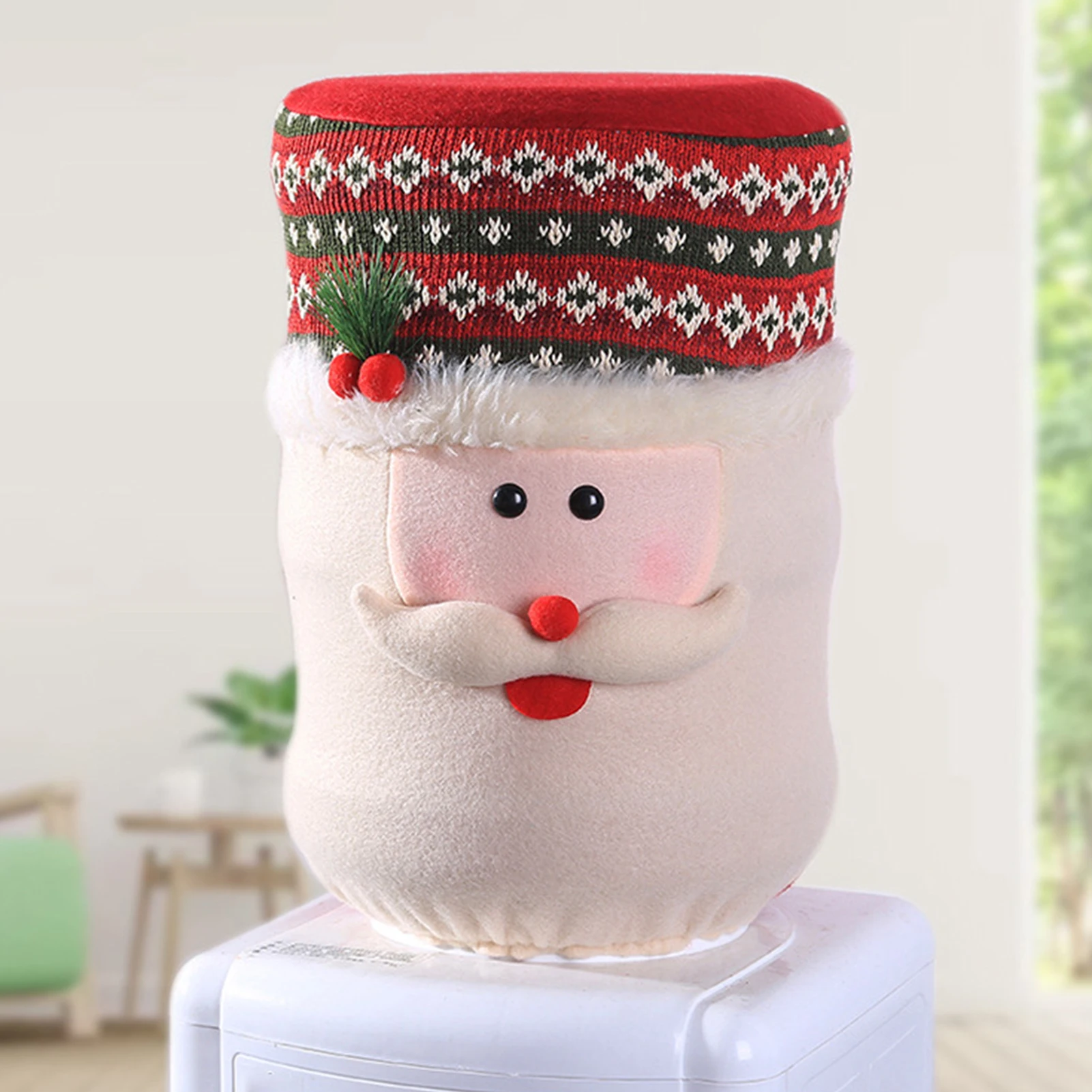 5 Gallon Christmas Water Bottle Cover Reusable Water Dispenser Bucket Cover for Home Office or Outdoor