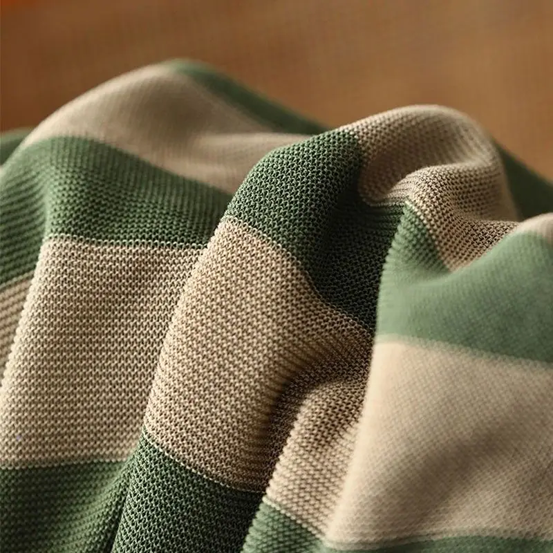 Korean Fashion Autumn Winter New Sweater Hoodies Women Fashion Stripe Patchwork Long Sleeve Loose Casual Versatile Sweatshirts