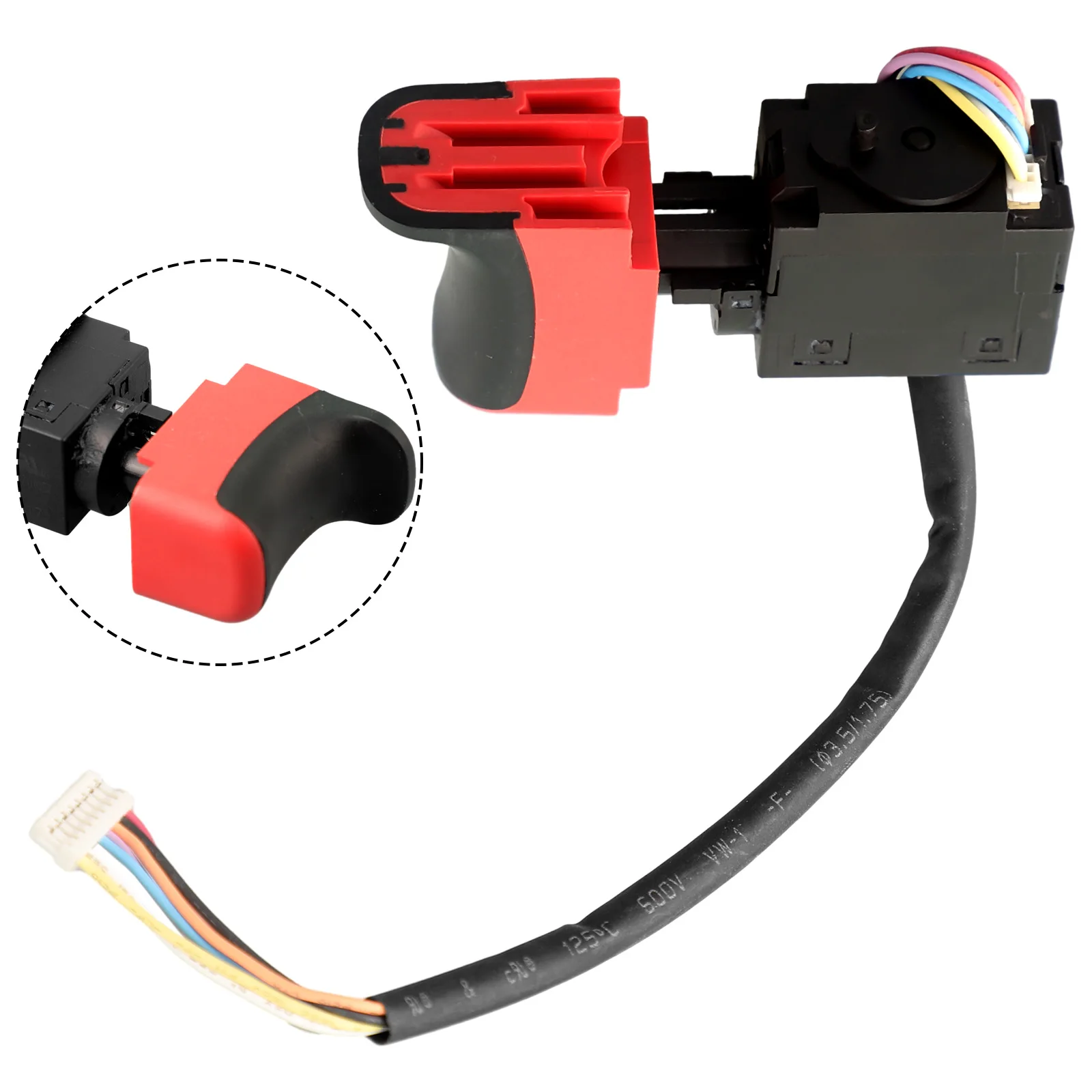 

Кнопка-переключатель для аккумуляторной дрели METABO BS 10.8V 12V Quick Basic Professional 343411770, 1/2 шт., аксессуары для электроинструментов