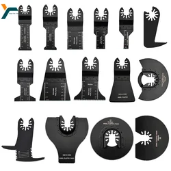 15Pcs Quick Change Oscillating Multi Tool Saw Blade For Fein Black&Decker Bosch Chicago Roybi Milwaukee Makita Craftsman Dewalt