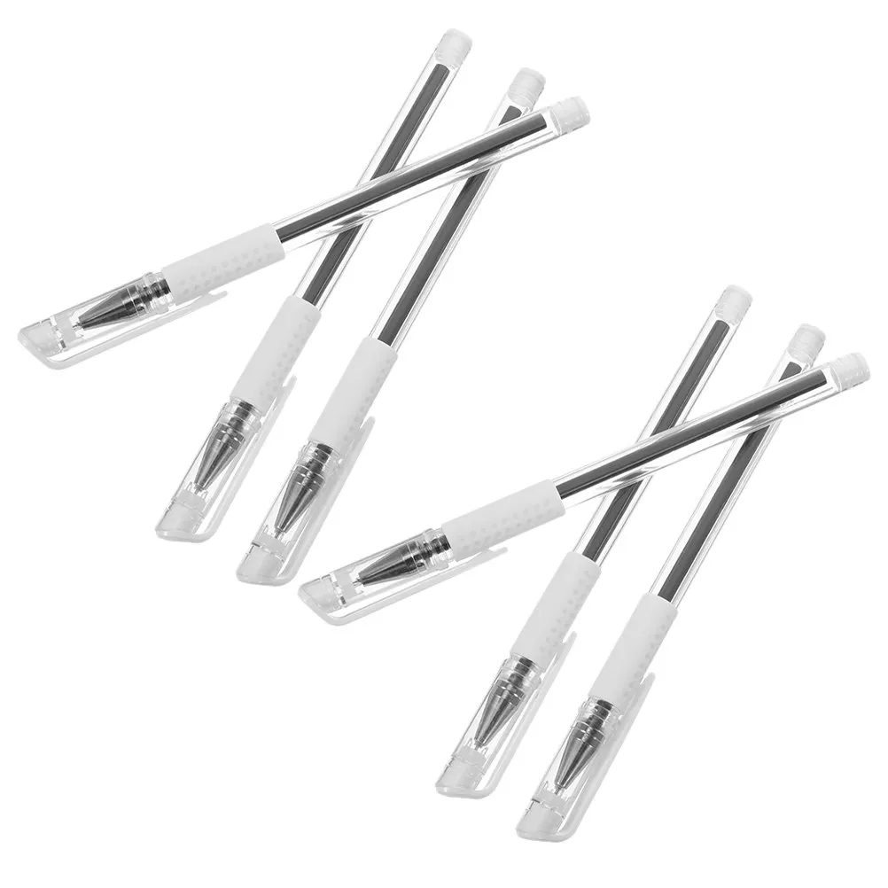 6Pcs Portable Lightweight Eyebrow Contouring Pen Splashproof Skin Positioning Marker for Tattoo Makeup Marking