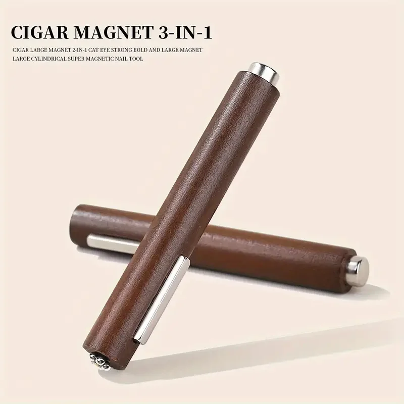 1 PC 3-in-1 Strong Magnetic เล็บ Rod สําหรับ Multi-Functional CAT EYE UV เจลตกแต่งเล็บเล็บ Stylist อุปกรณ์ Salon เครื่องมือ
