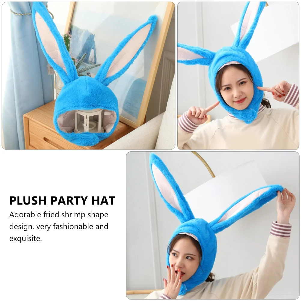 

1Pcs Rabbit Hat Fun Novelty Party Headdress for Music Festivals Carnivals Roleplay Events Soft Lightweight Fashionable Dress Up