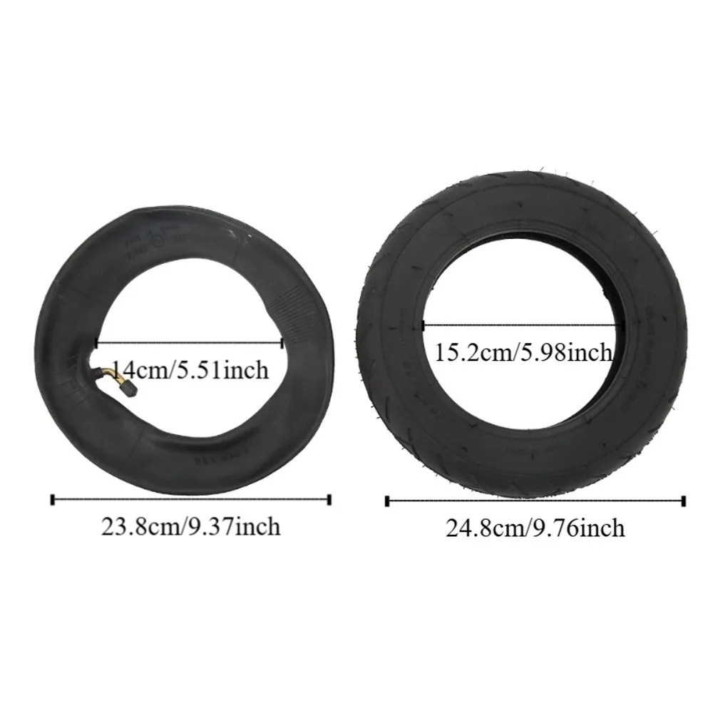 Neumático 10x2.125 con cámara de aire negra para patinete eléctrico - imagen 5