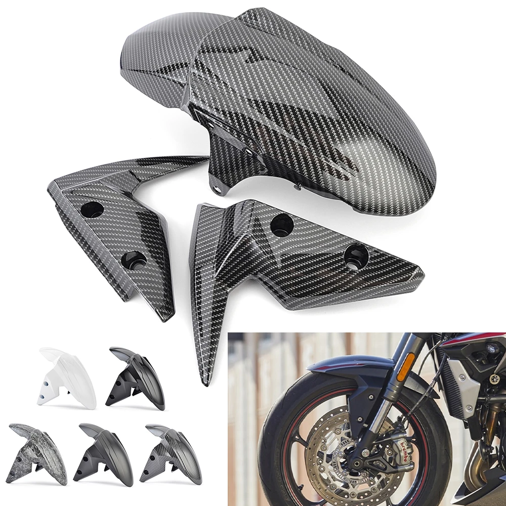 

For Triumph Street Triple 765 R RS Motorcycle Front Fender Splash Mudguard 765R 765RS 2020 2021 2022 2023 2024 2025