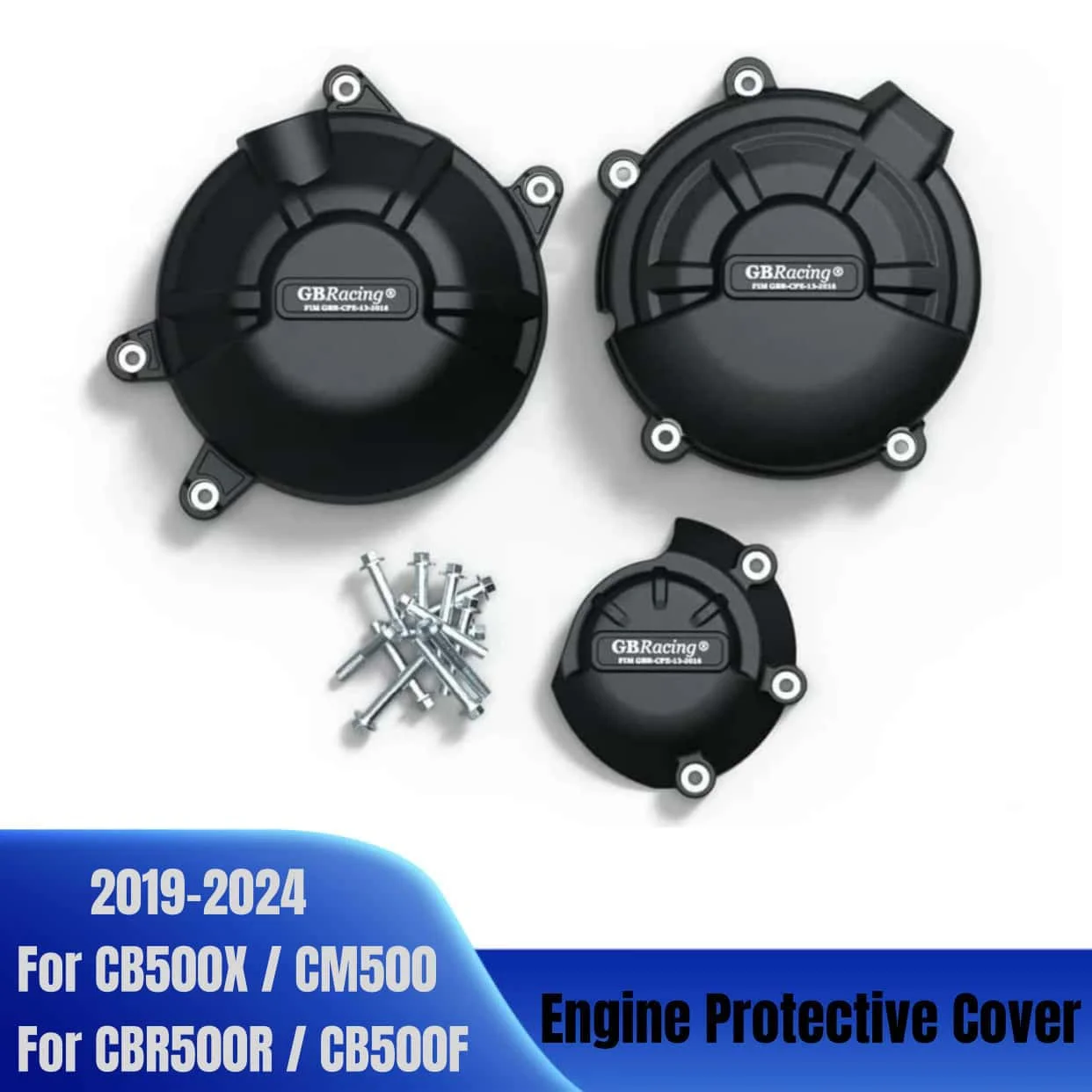 

For HONDA CB500X CB500F CBR500R CM500 2019-2023 2024 Engine guard cover For GBRacing Motorcycle Engine Protection Cover