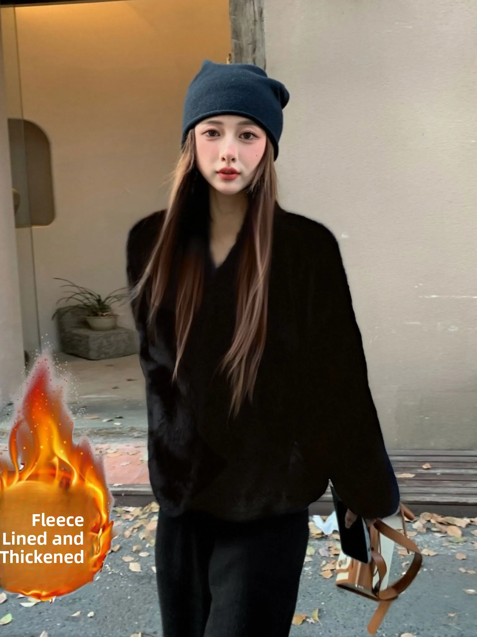 Quilted Short Coat Women's Fashion Fall Winter New Style Anti-Aging Popular Fluffy Outerwear Straight Cut Long Sleeve
