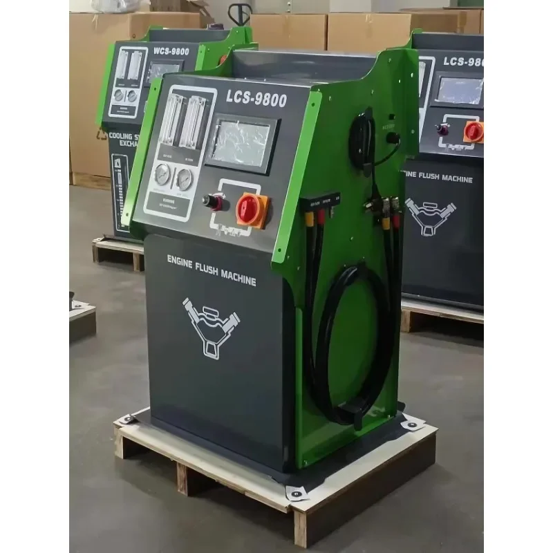 

LCS-9800 Automatic Lubrication System Clean Machine English Version Car Engine Lubracation Flush Machine