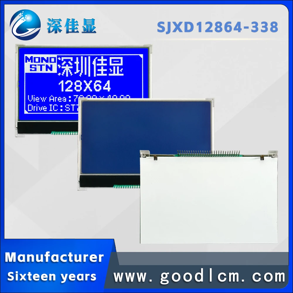 Mini Display 12864-338 Stn Negatief Tandwiel Lcd Module St7565r 3V Voeding 128X64 Instrumentatie Lcd-Scherm Display