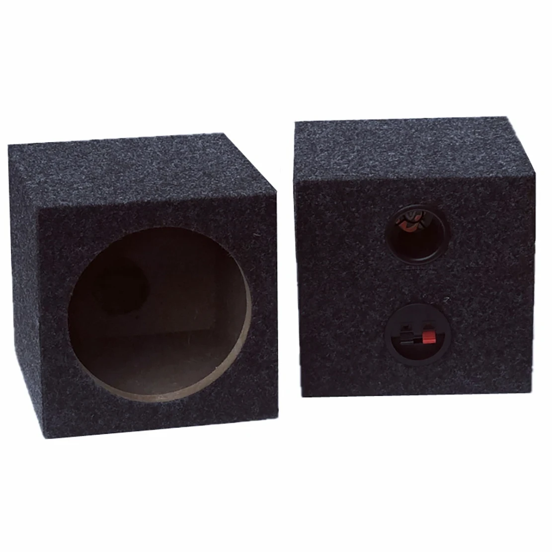 Single 6.5-Inch Speaker Box Universal Sealed Speaker Boxes Car Speaker Box Car Subwoofer Boxes for Car Music