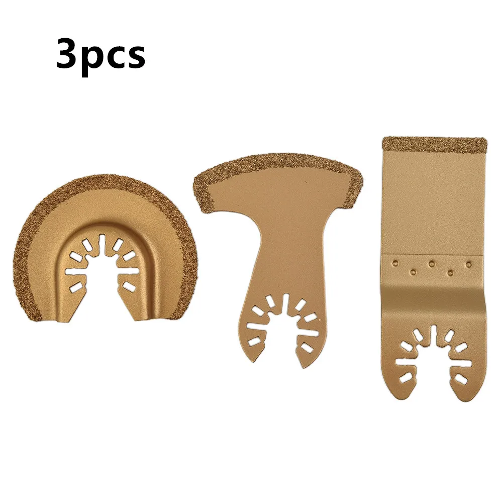 3/4Pcs Carbide Oscillating Saw Blades Multi-function Tool For Rough Sanding Fillers Tile Ceramics Cutting Multitool Saw Blade