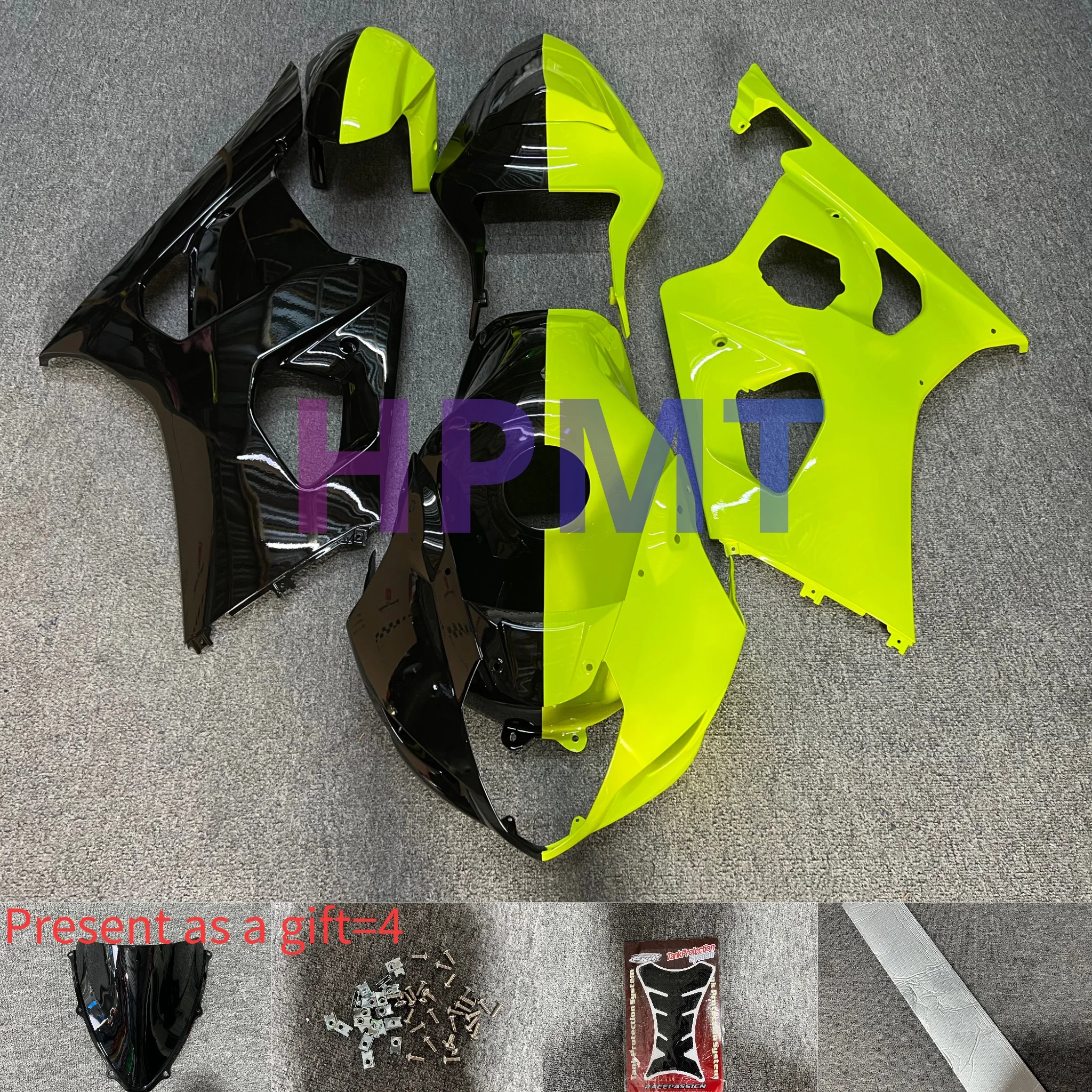 

Новый комплект обтекателей из АБС-пластика, подходящий для Suzuki GSX-R1000 K3 2003-2004 GSXR1000 2003 2004, полный обтекатель кузова