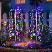 Solar Firework Light Waterproof Outdoor 8 Modes Fairy String Light Christmas Garden Decoration Patio Path Decor Gardening Gifts