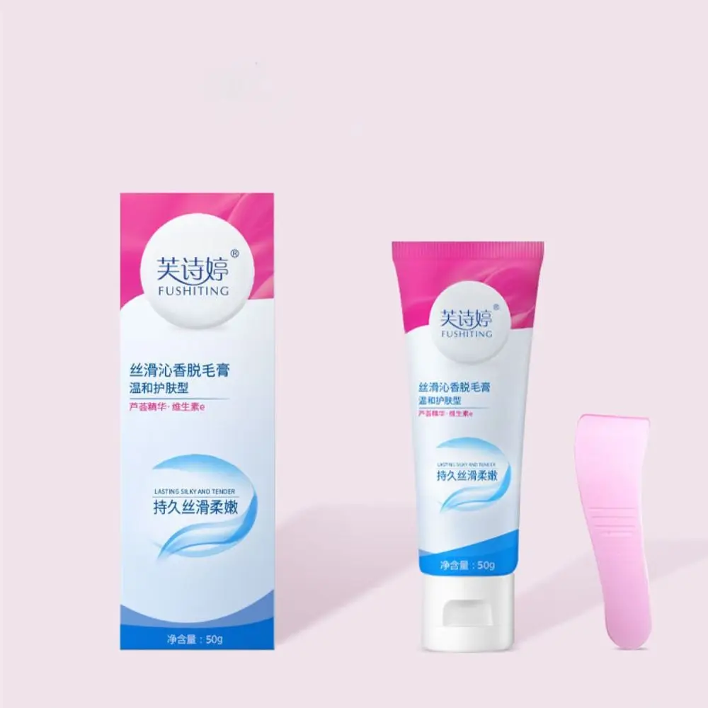 with Depilatory Scraper Permanent Hair Removal Cream Painless Nourish Depilatory Cream Smooth No Residue Hair Removal Cream