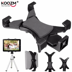 Universal Tablet Tripod Mount Clamp Tripod Mount Holder Bracket Clip For iPad Galaxy Phone Clamp With 1/4