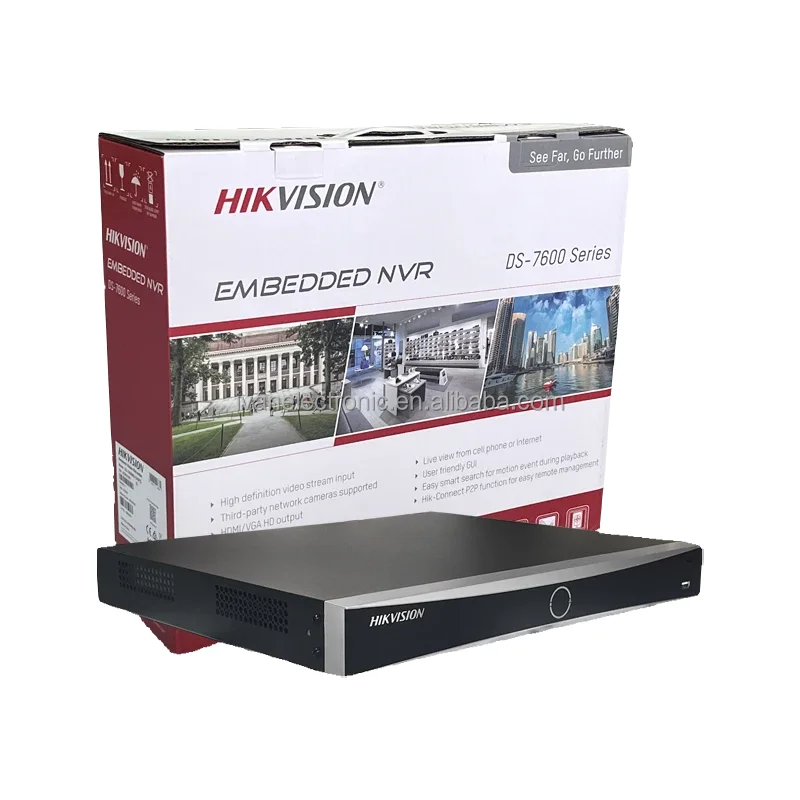 

Original HIK DS-7604NXI-K1/4P 4-ch PoE 1U AcuSense 4K NVR