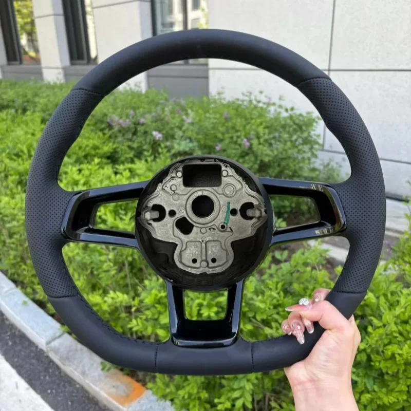 New Products Smooth Leather Steering Wheel for Volkswagen For VW GTI7 Golf MK7  MK6 MK5 Car Steering Wheel Accessories