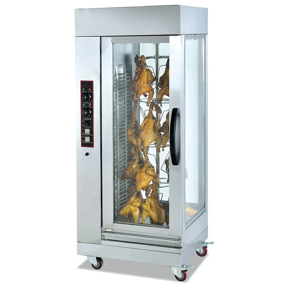 Commercial Chicken Gas Chicken Rotisseries Chicken Oven Rotisserie Restaurant Equipment Silver Stainless Steel Restaurant Auto /