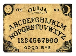 Ouija Board Brown Tin Sign art wall decoration,vintage aluminium retro metal sign,iron painting vintage home decor