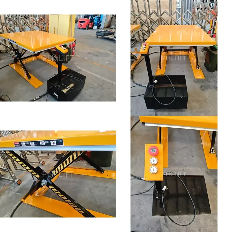 SFW Certificate Electric Alloy Steel Fixed Scissor Lift Platforms with Customizable Ultra-low Platform and External Mounting