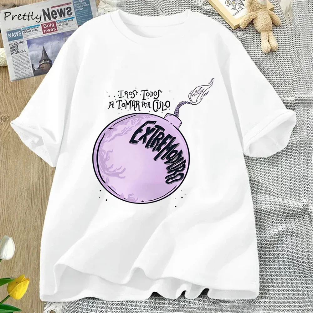 Extremoduro top women streetwear summer harajuku t-shirts female Japanese streetwear graphic clothing