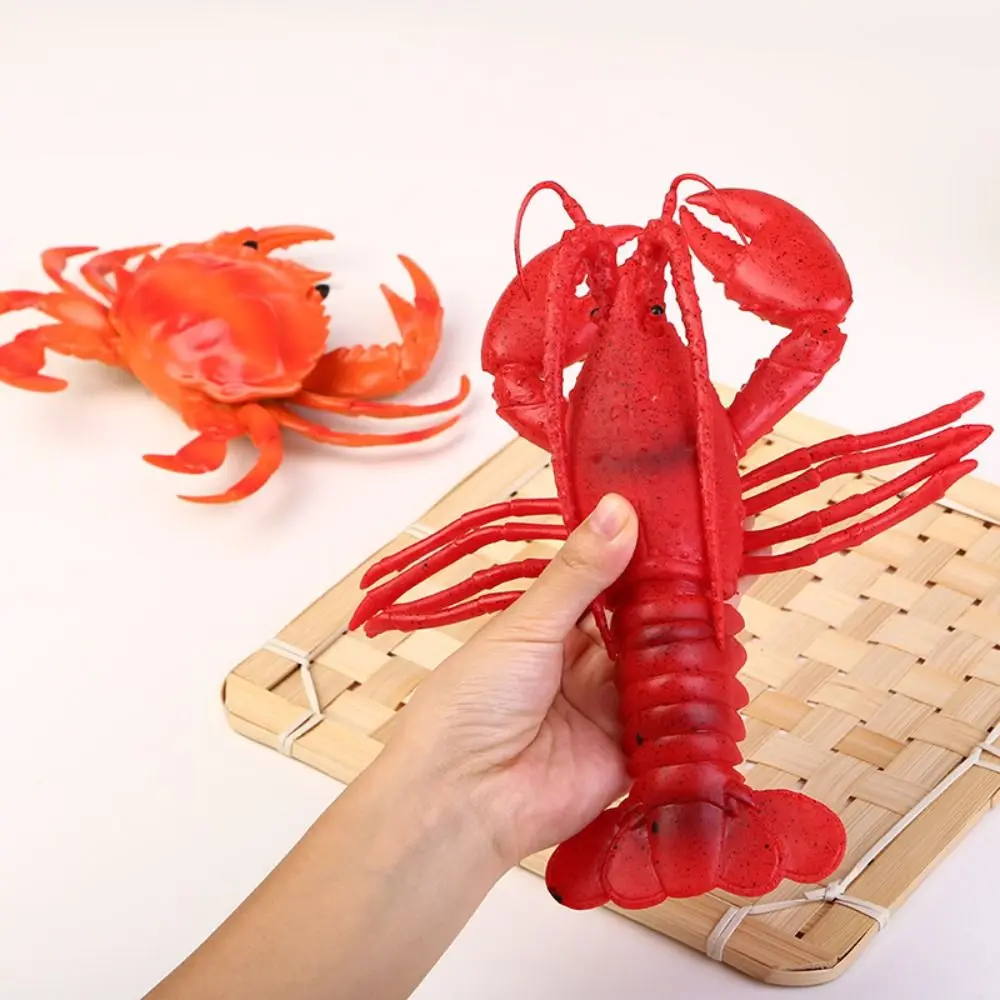 

Crab Fancy Toys New Lobster Kids Music Toys Pinch Educational Marine Animal Model Birthday Party Gifts