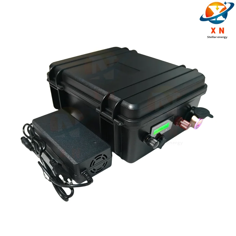 waterproof rechargeable 12V 60Ah 80Ah 120Ah 150ah 180ah 200ah Lithium ion battery for trolling motor boat propeller+10A Charger