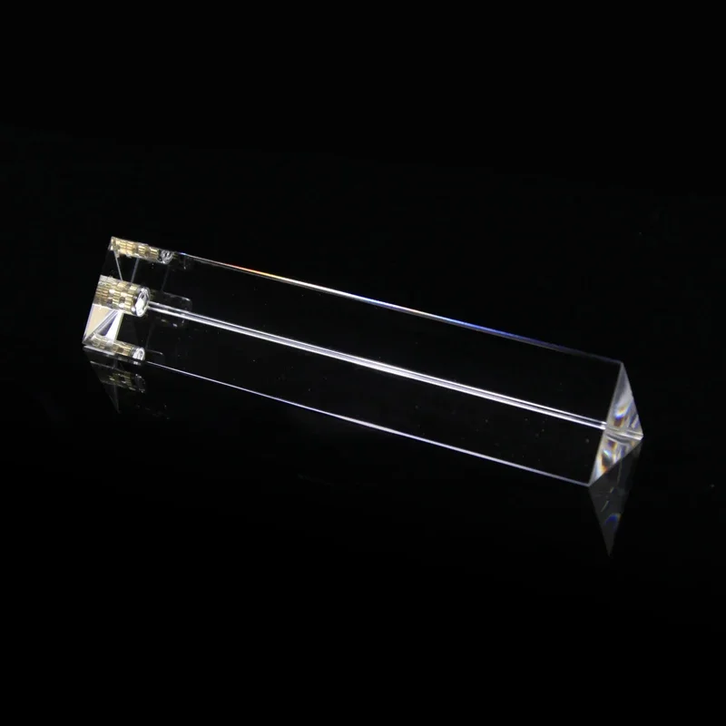 1/4 Inch Threaded Optical Glass Prism for Photography  Rainbow Effect Prism with Mounting Hole Cool Light Refraction