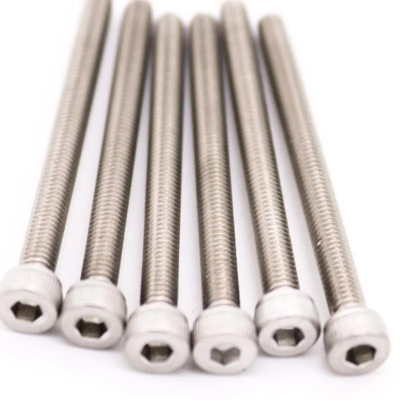 1/5/10pcs High Quality M3 M4 M5 M6 M8 M10 M12 DIN912 316 A4-70 Stainless Steel Allen Head Bolt Hexagon Hex Socket Head Cap Screw