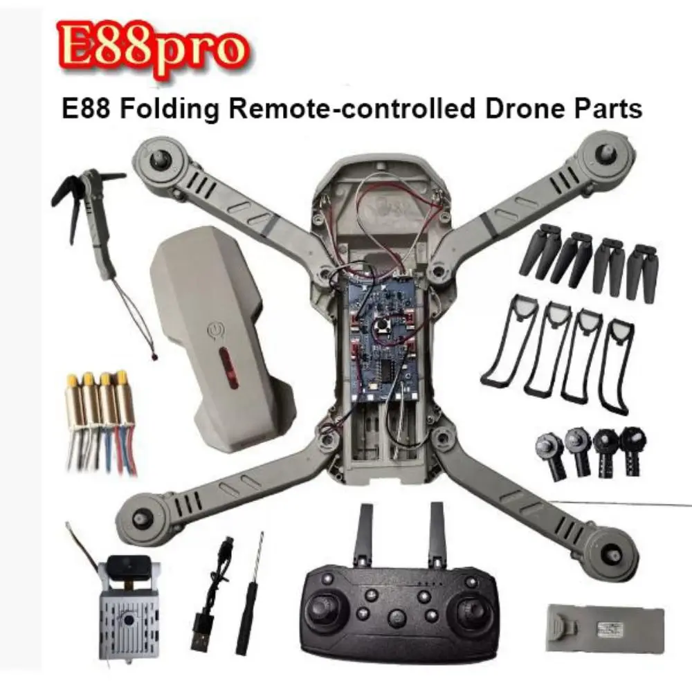 Durable For Universal Folding Remote-controlled  Parts Black E88pro Quadrotor Spare Parts Motor Base Lampshade 9 Styles