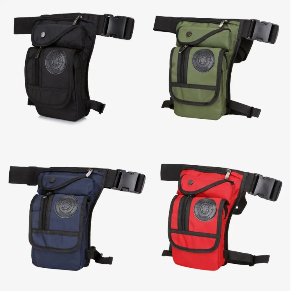 Borsa da gamba in Nylon per moto da uomo per sport all\'aria aperta da alpinismo marsupio portatile