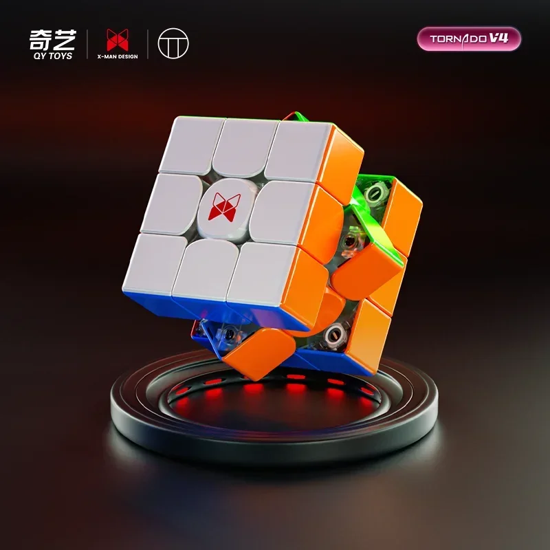 LIMITED EDITION!!! [ECube] QiYi XMD Tornado V4 Picube Llimited Edition 3x3 Flagship Magnetic Transparent Inner Speed Cube Toys images - 6