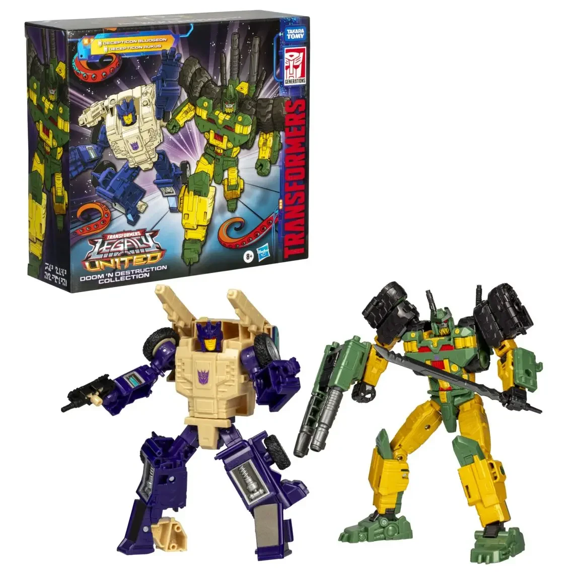 

[in-stockr] Hasbro Transformers Legacy: United Doom ‘n Destruction Collection 2-Pack Model Toy Anime Gift Action Figures