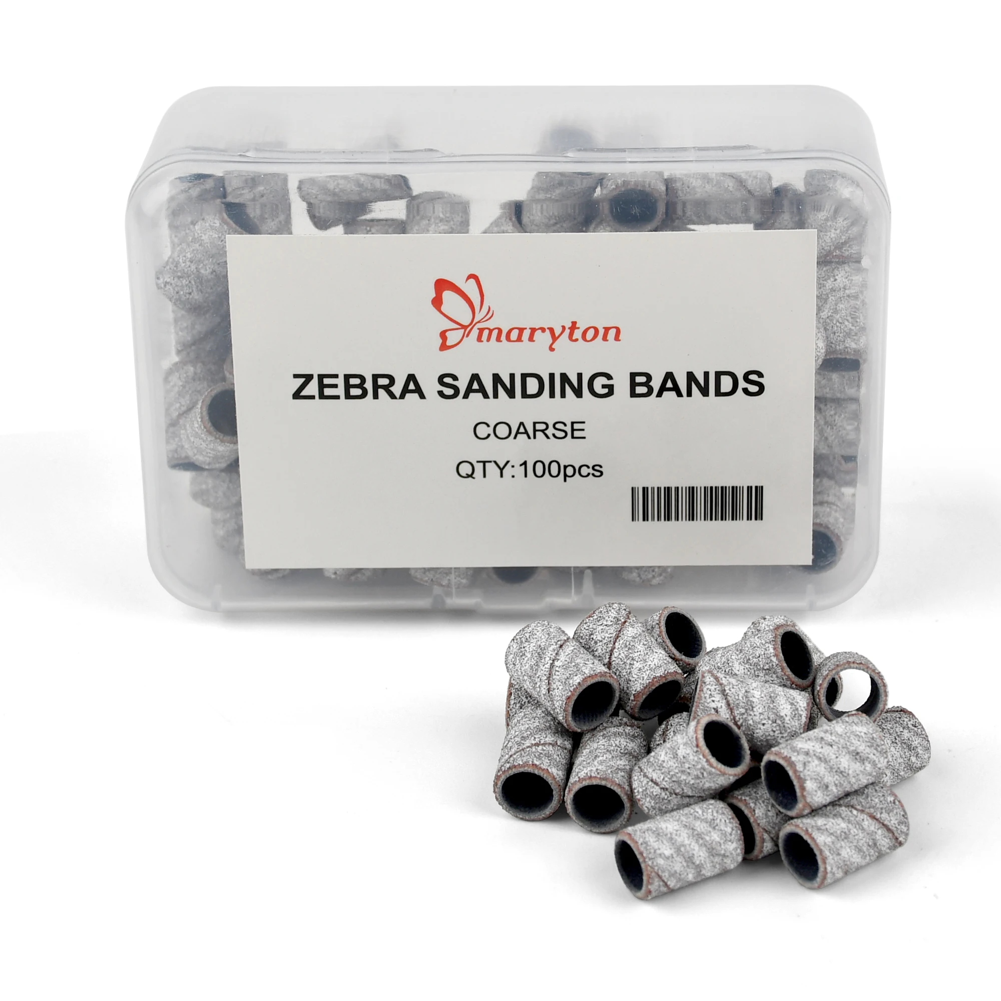 

5000 шт./коробка 6,3 мм наборы сверл для ногтей маникюрные инструменты наборы шлифовальных лент для зебры для салона красоты