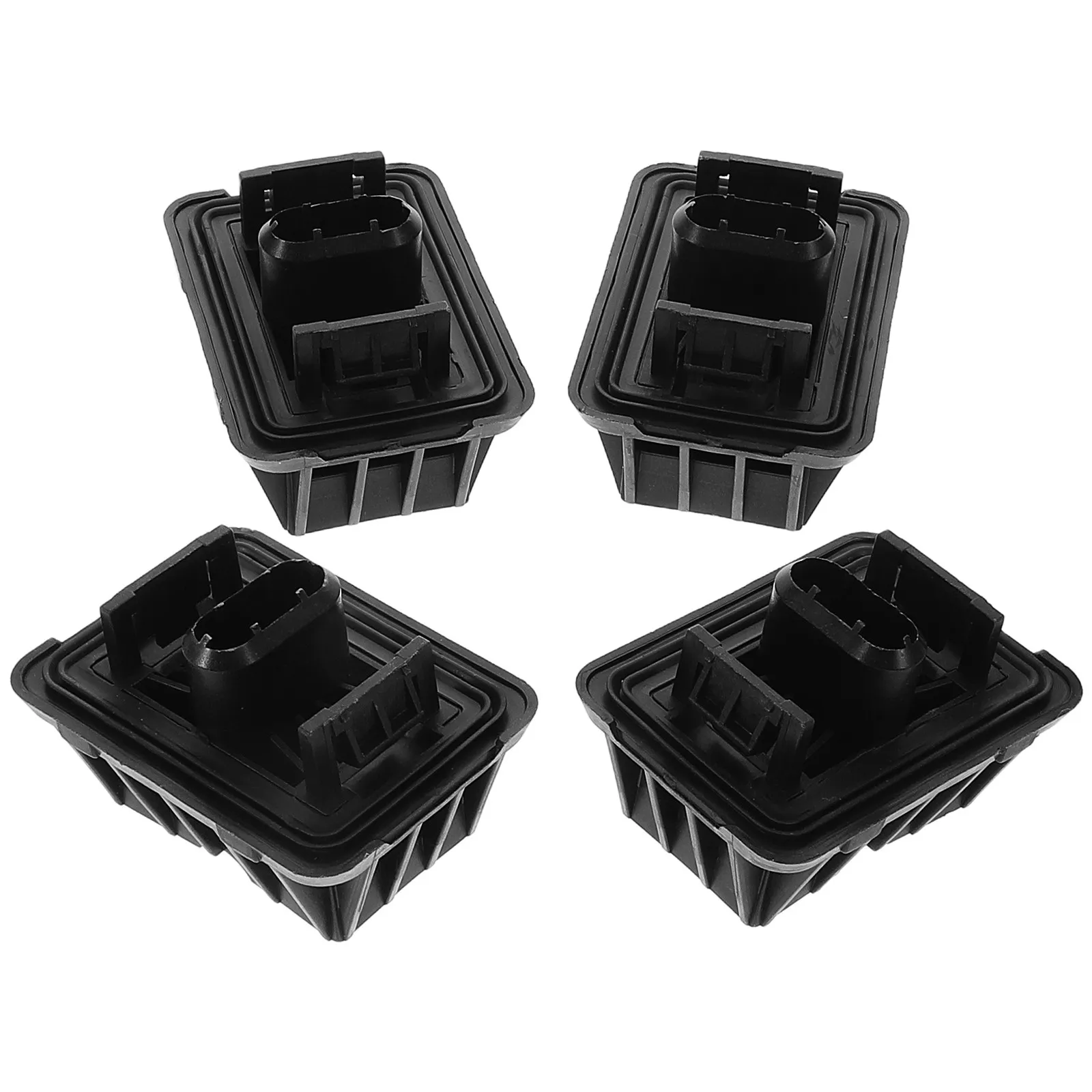 

4Pcs Rubber Jack Pads Heavy Duty Stable Lift Blocks Car Lift Accessories Anti Slip Flooring Jack Base Plate for Auto Truck Hoist