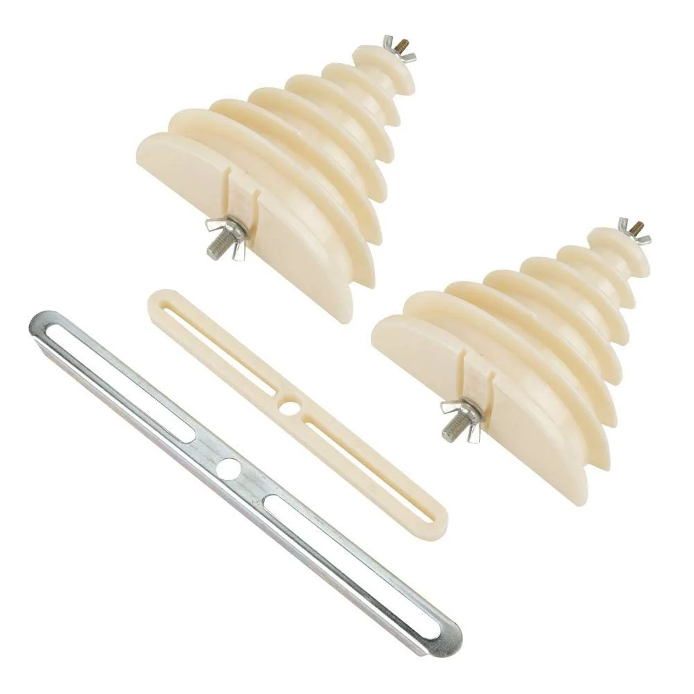 1 Beige 7-laags 6-sleuf Motor Reparatie Tool Pagode Motor Wikkel Mal Enkelfasige Universele Micro-Motor Wikkel Gereedschap