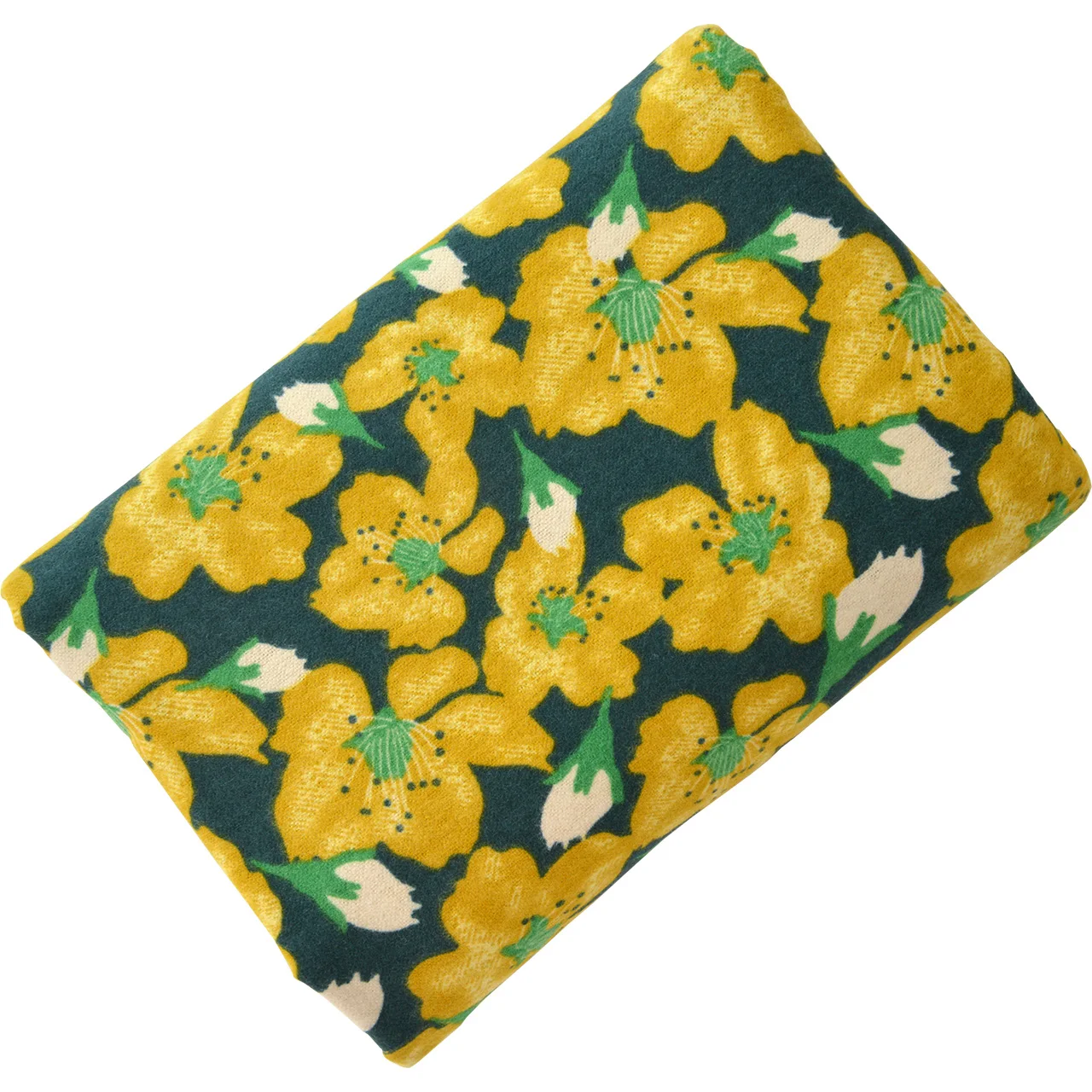Baby\'s Flannel Fabric Cartoon Flower Print 100% Cotton Brushed Flannel Tissue For Garment Shirt Pajamas DIY Handmade