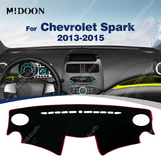 Pokrowiec na deskę rozdzielczą do Chevrolet Spark 2013 2014 2015 Mata na deskę rozdzielczą Osłona przeciwsłoneczna Dywaniki anty-UV Akcesoria samochodowe