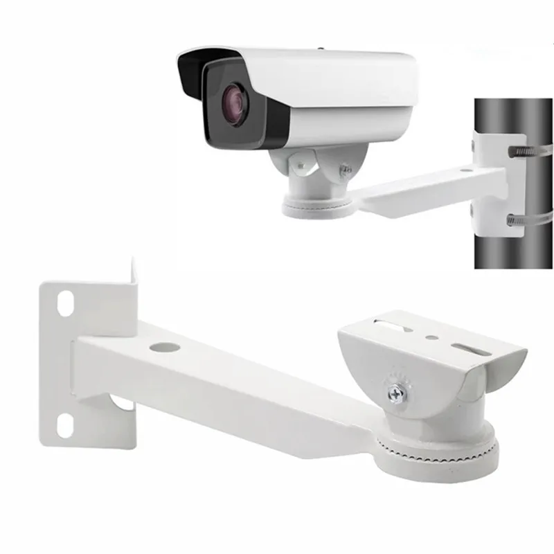 

Security Surveillance CCTV IP Camera Bracket White Aluminum 90 Degree Right Angle Wall Corner Mount Bracket CCTV Accessories
